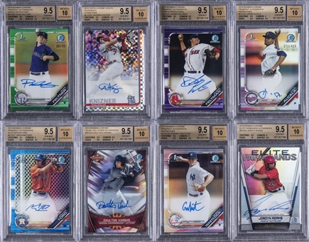 2019 Bowman and Topps Chrome Signed Rookie Cards BGS GEM MINT 9.5/BGS 10 Collection (33)